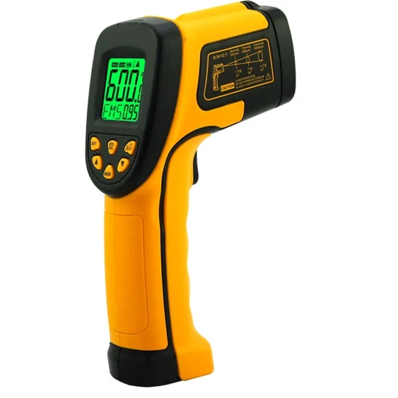 -50~600C Digital Infrared Thermometer temperature gun instrument Pyrometer for industrial hot pipe AS842A