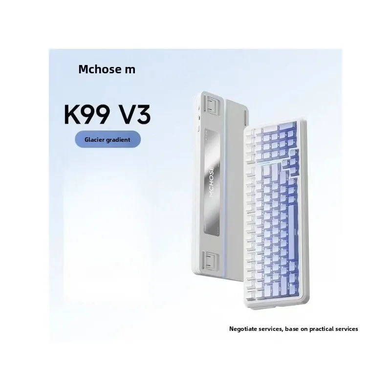 MCHOSE K99 V3 Esports Gaming Keyboard Dual 8K 0.125ms SOCD MT TGL Hot Swap Icy Switch 10000mAh Wireless Tri Mode FPS Gamer