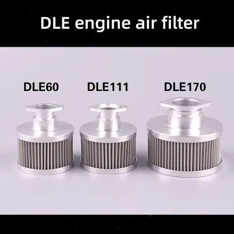 대형 RC 드론 항공기 헬리콥터 엔진 에어 필터, DLE60, 111, 120/170 엔진 에어 클리너, 스테인레스 스틸 필터 채반