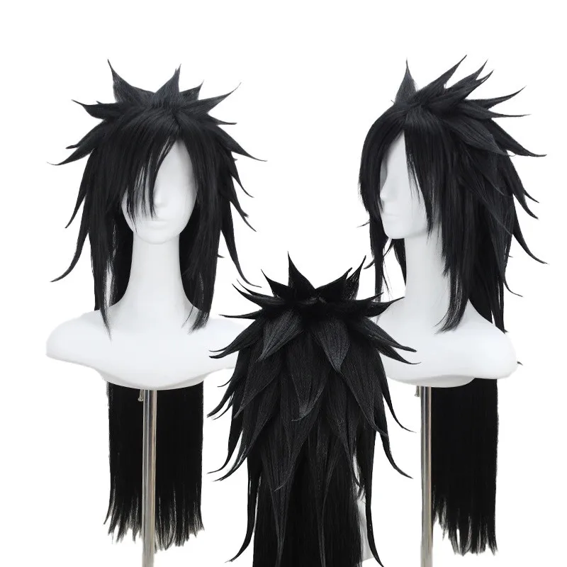 Ninja Madara Character Wig Anime Short synthetic Hair Black Spiky Hedgehog Style Edition