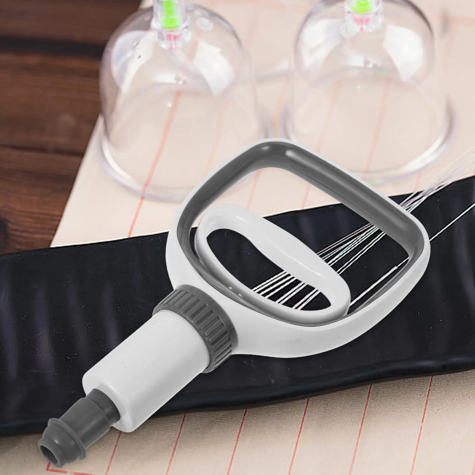 

Manual Handheld Vacuum Cupping Pump Replacement Plastic Air Exhaust Tool for Cupping Therapy Supply Body Vacuum Cup Pump