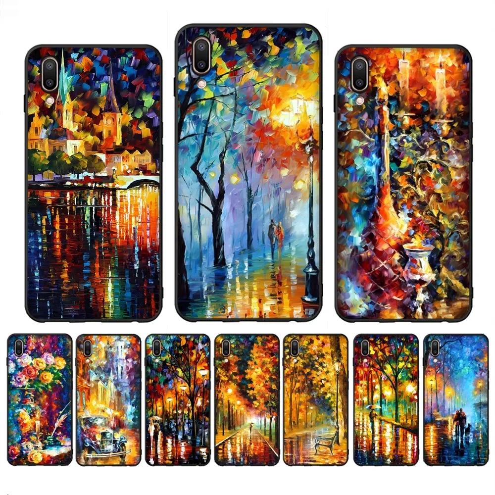 L-Leonid Oil A-Afremov Painting Phone Case For Redmi Note 4 X 5 A 6 7 8 Pro T 9 Pro 9S 10 Pro 11 Pro 11S 11Epro PocoM3pro