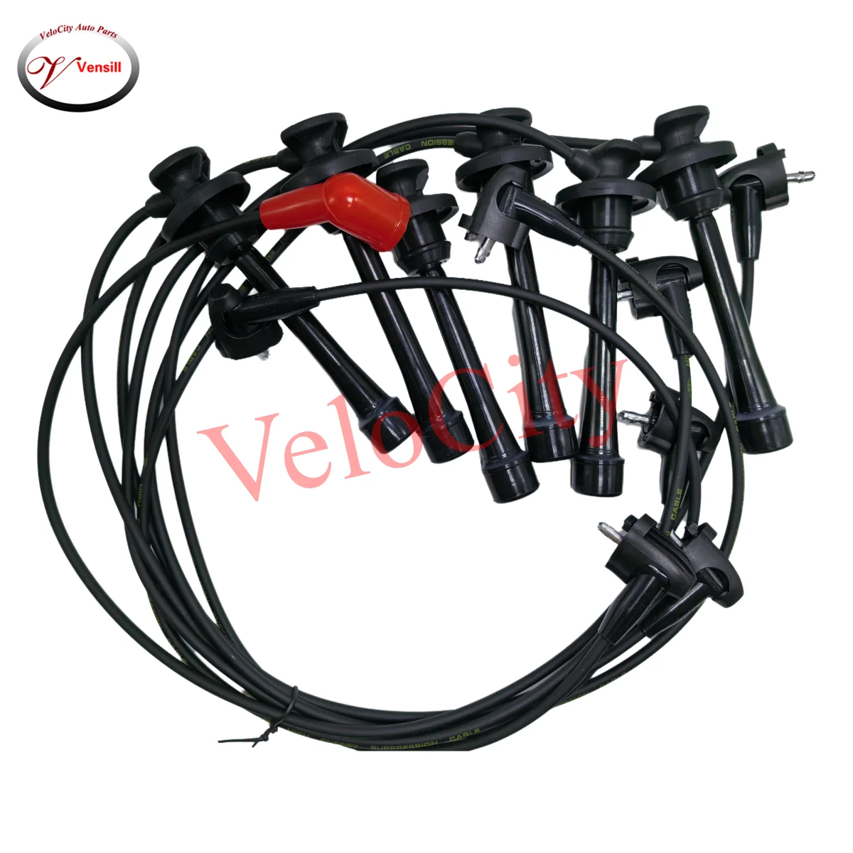 Zündkabelsatz, Zündkabel passend für Toyota Crown Majesta Mark2 Chaser Cresta 1GFE, Teilenummer #   90919-21595  90919-21604