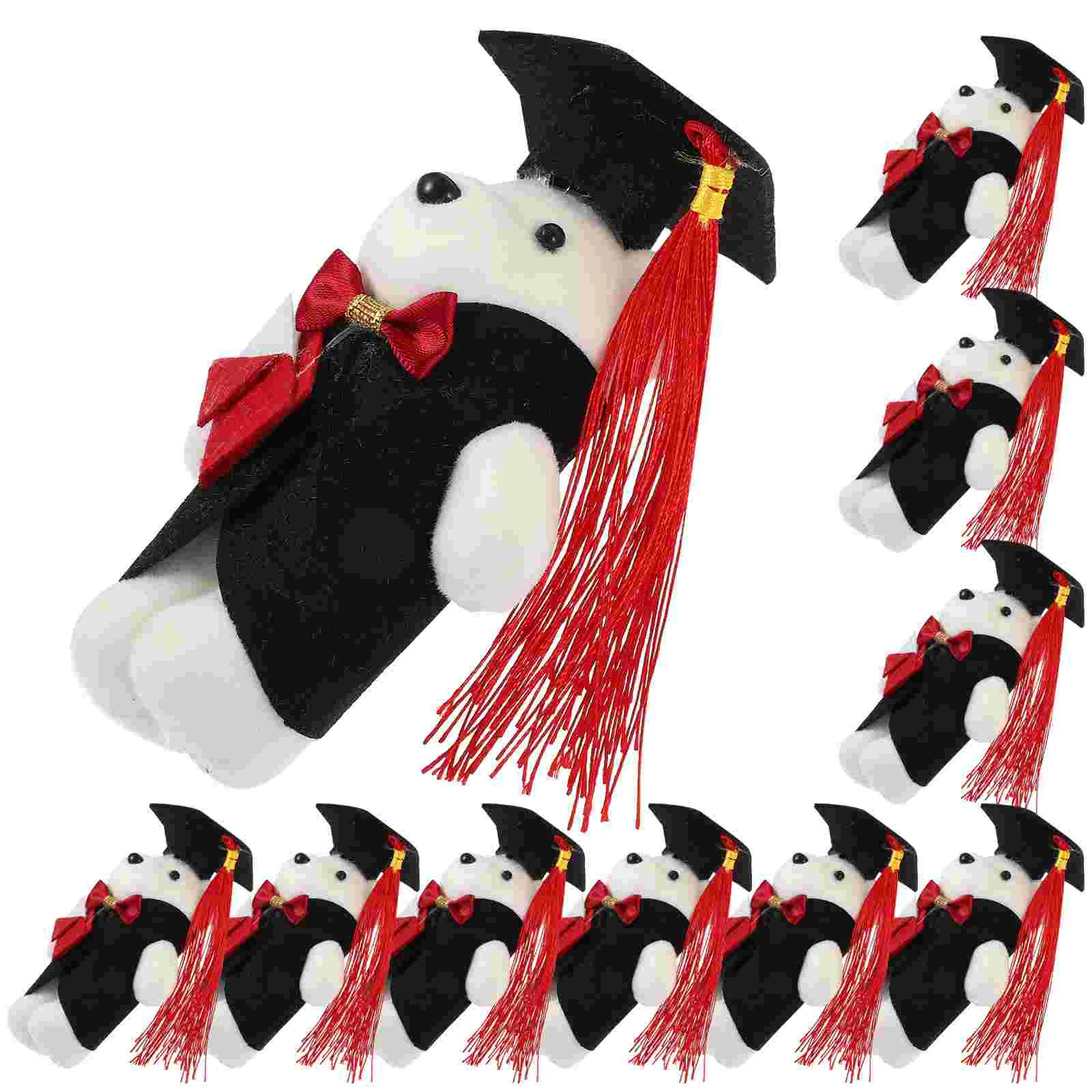 

10 Pcs Bouquet Dr Bear Baby Stuffed Animal Mini Graduation Bears Foam Flower