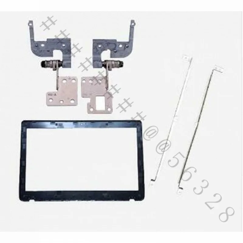 S+Glossy LCD Screen Bezel & Hinges For ASUS K52 K52N K52JR K52DR K52JC K52F A52J Laptop Display Frame Hinge Replacement Parts