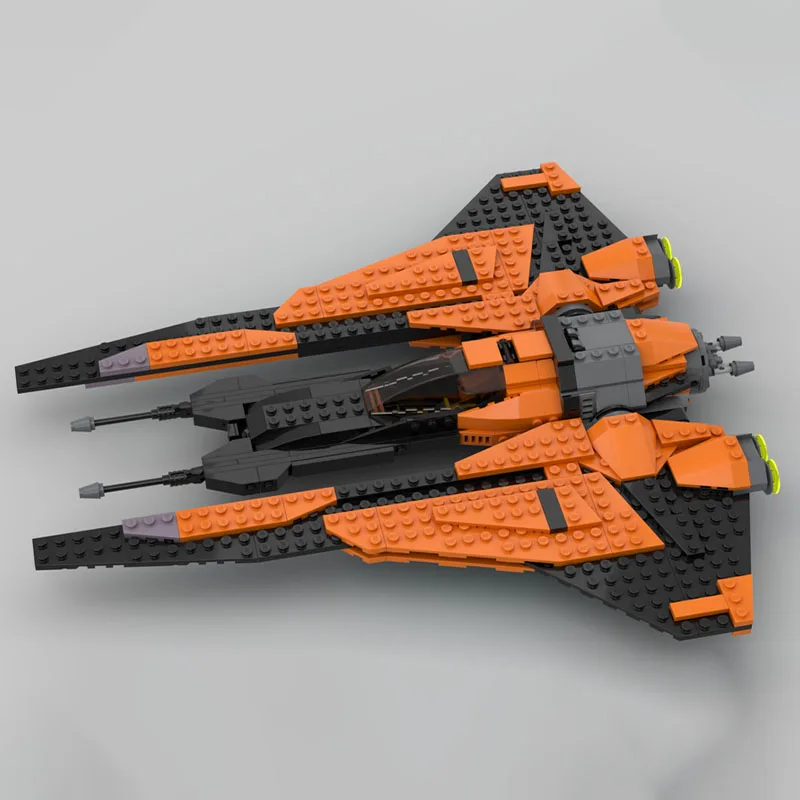 

381PCS MOC Star Batter Mandalorianes Fighter Gixeph Customized Sleek DIY Model Building Blocks Birthday Toys Gift