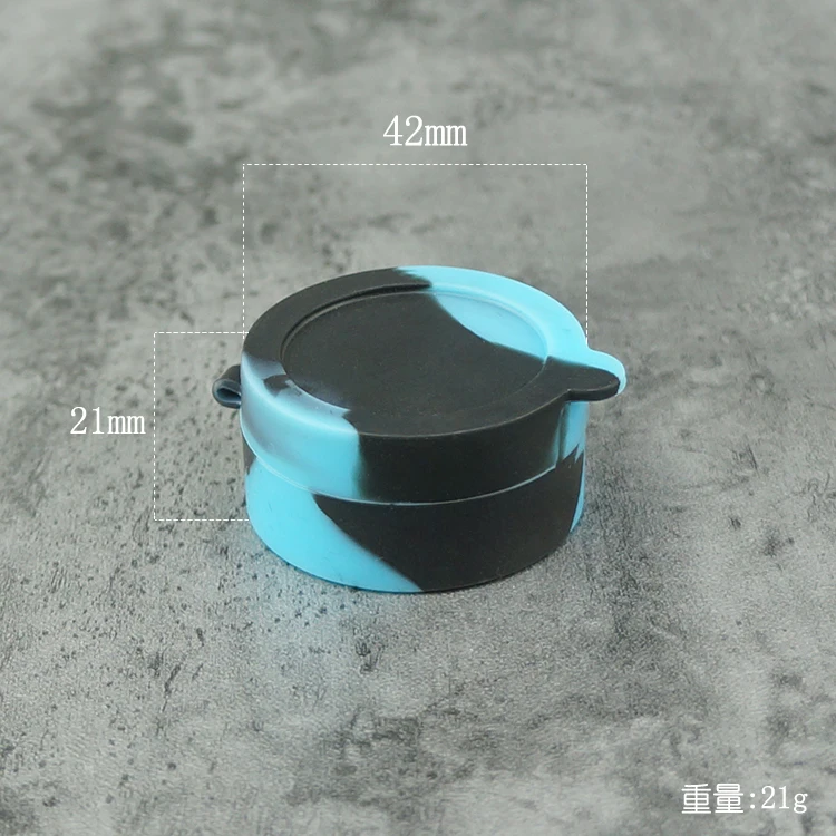 5 pcs 10ML silicone wax jar container Storage box Oil container smoking tobacco container