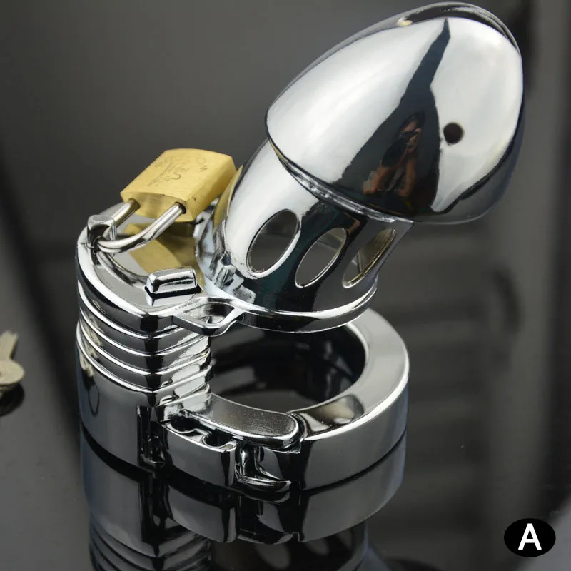 Adjustable Card Ring Metal Chastity Cage Penis Cover Male Chastity Device Cock Lock Bird Bondage Cbt Sex Toys For Men CB6000