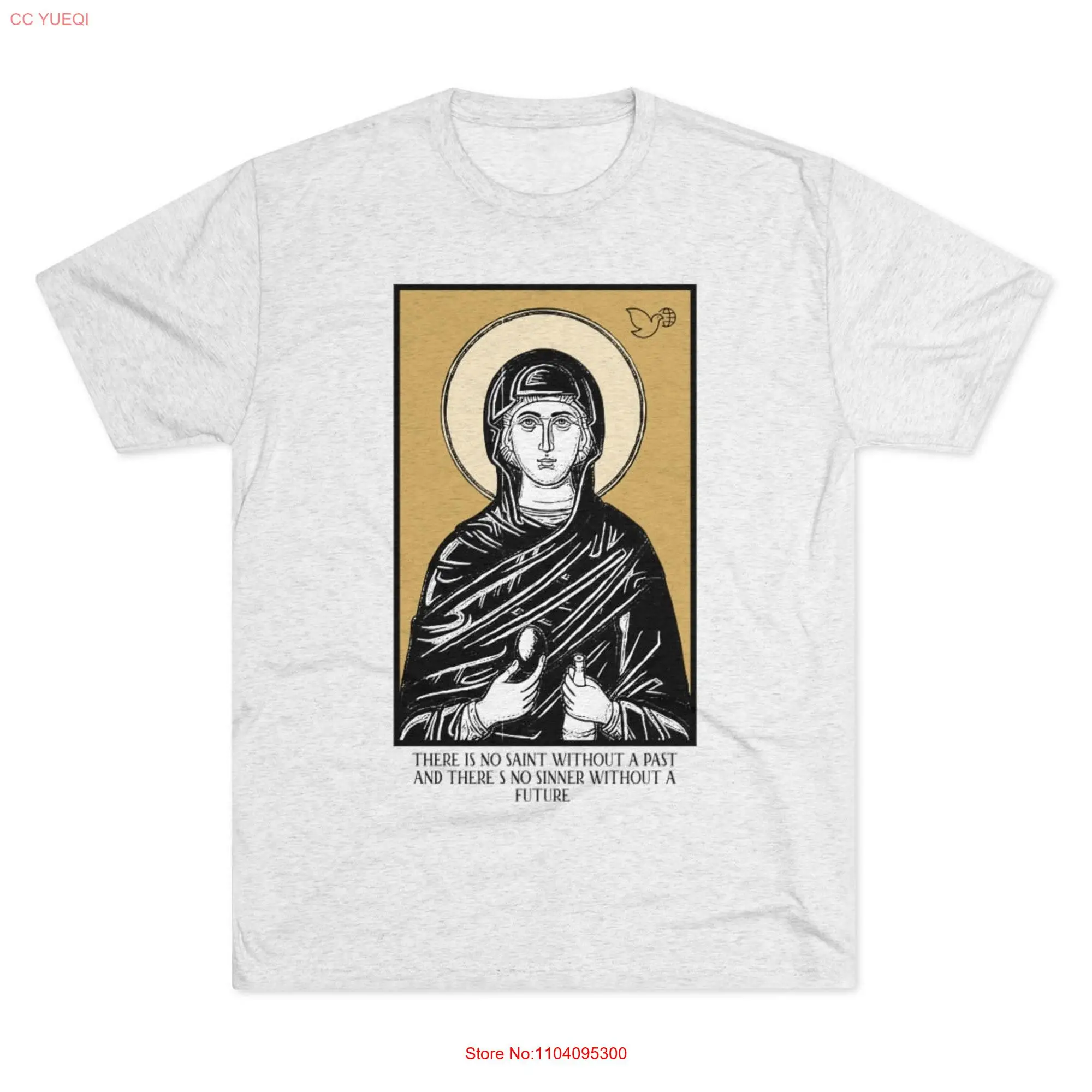 Men's Mary Magdalene Premium T shirt long or short sleeves