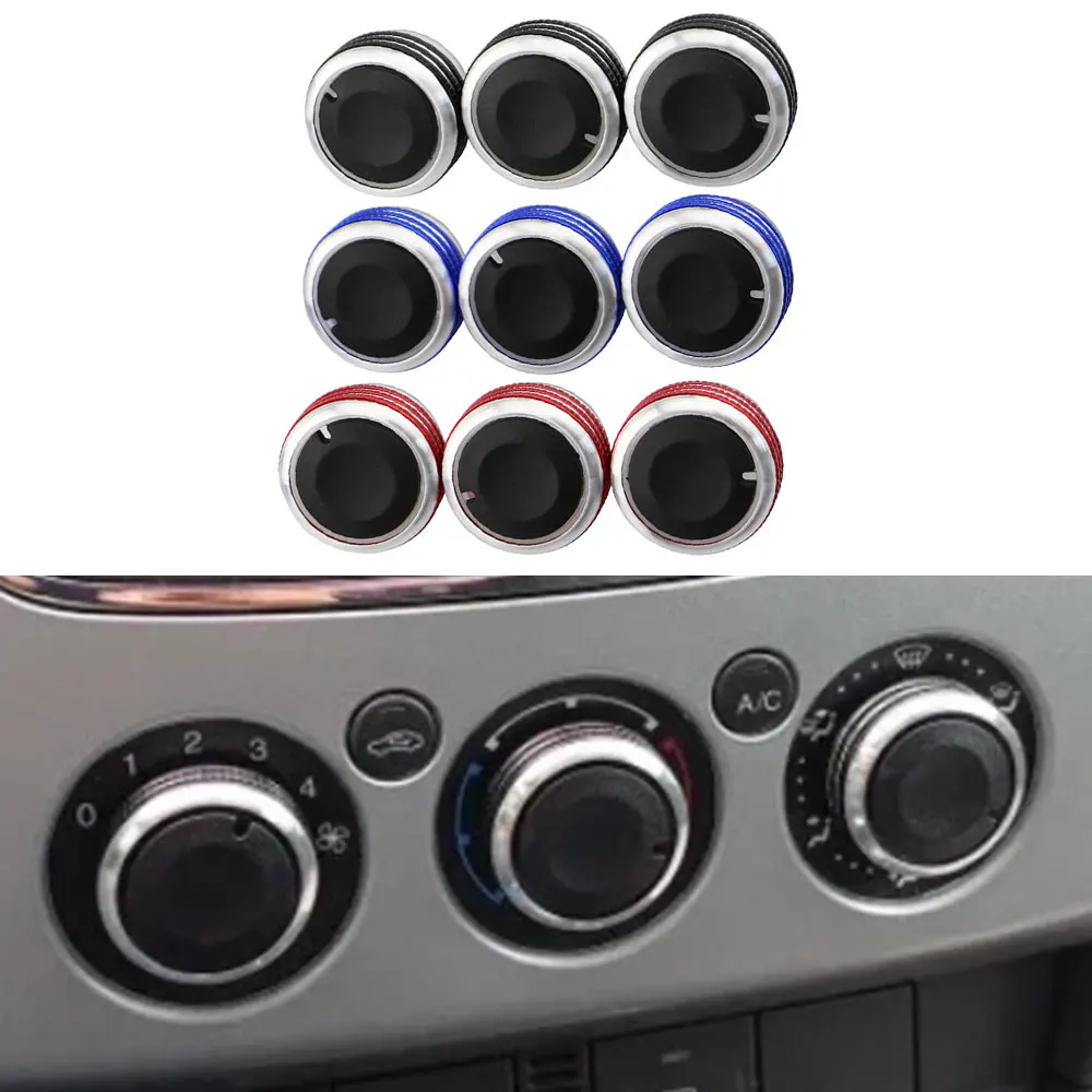 

AC Knob for Ford Focus 2 3 MK2 MK3 ST RS for Ford Mondeo Air Conditioning Switch 3Pcs Heat Control Knob Interior Accessories