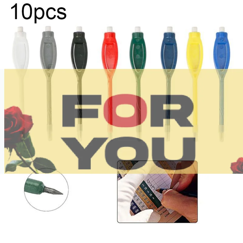 10Pcs Golf Score Pen Golf Scoring Pencils Portable Pencil Clip Golf Accessory Score Card Scoring Pens Pencil For Games Writing