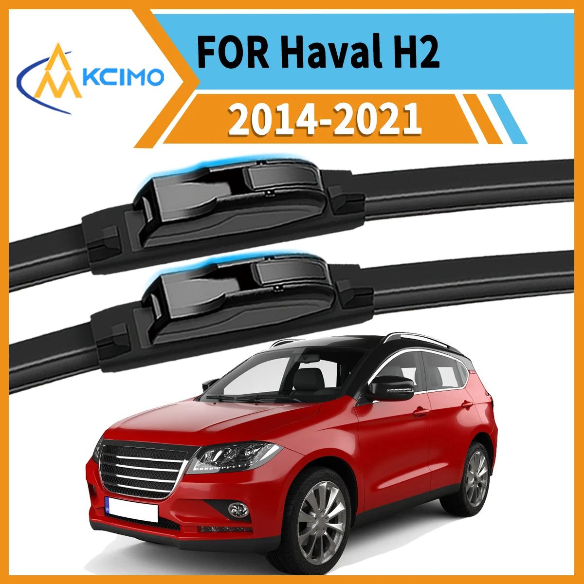 

Upgrade Your Drive 2PCS All-Season Wiper Blades For Haval H2 2014-2021 Superior Clarity & Long-Lasting Performance Guaranteed