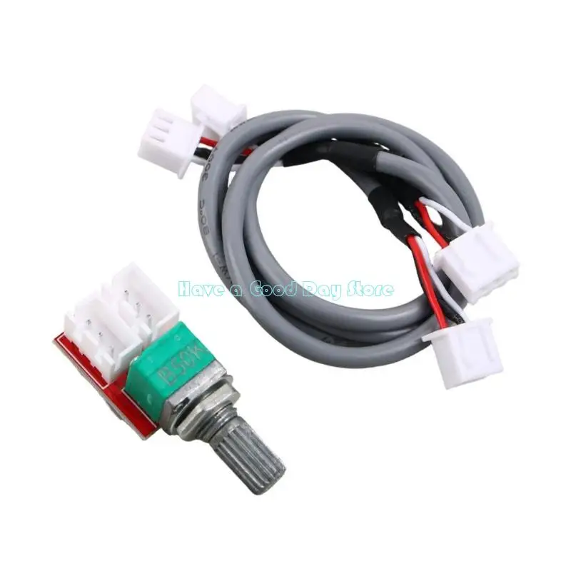462D Duplex 50K Volumes Potentiometer Adapter Board With 300mm Shielded Wire For DIY Music Power Amplifiers Volumes Control