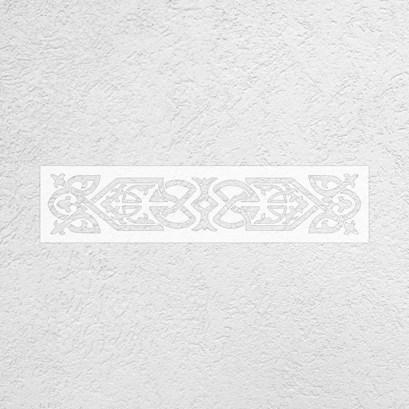 80cm - 120cm Stencil Wall Customize For Plaster Painting Template To Paint Furniture Makers Retro Vintage Divider Border S621