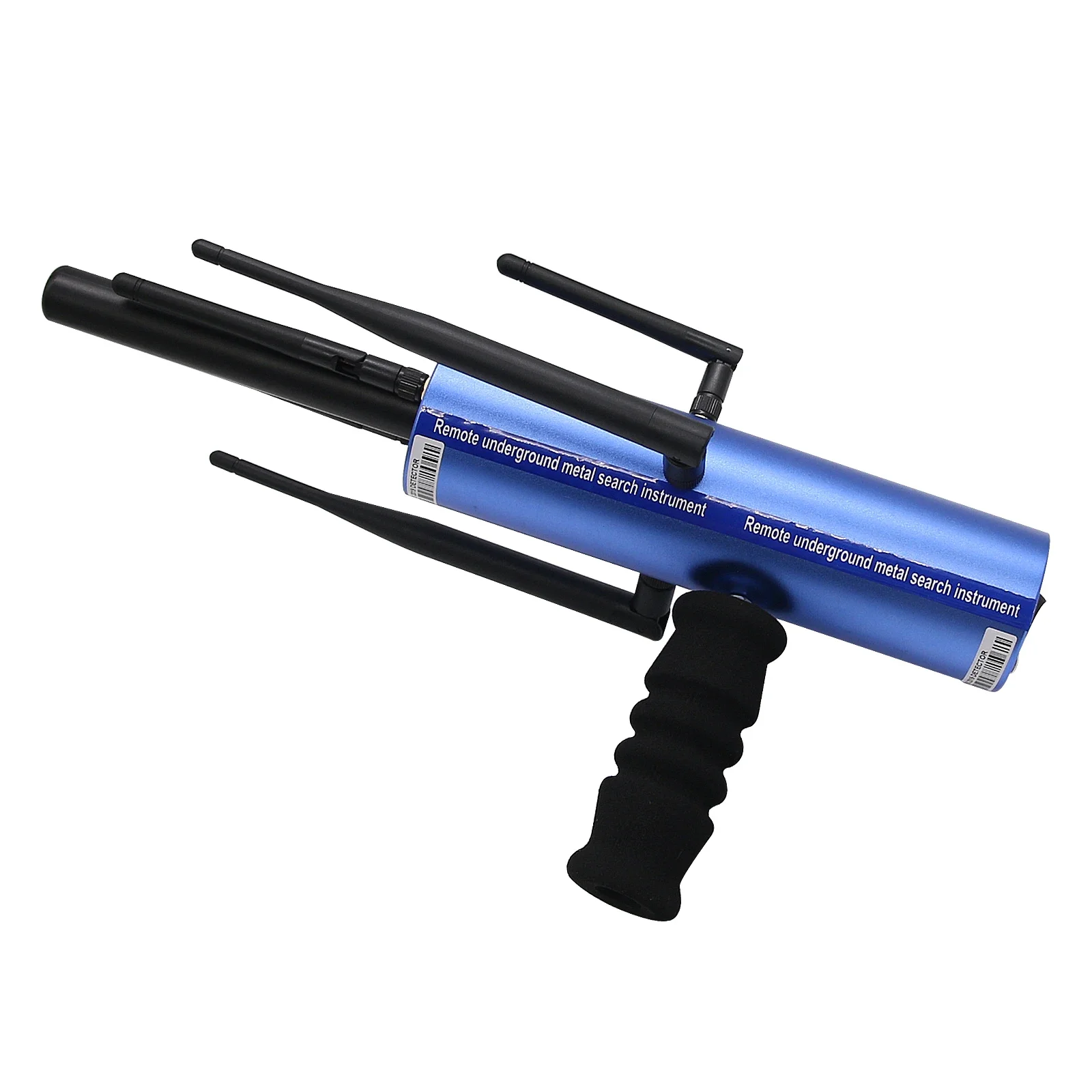 Blue AKS for Long Range Gold Metal Detector Gems Diamond Finder with Six Antennas Cardboard