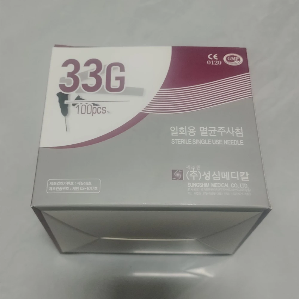 30g 31g 32g 4mm 6mm 13mm 33g 34g 1.5mm 2.5mm Needle Training Practice Meso needle