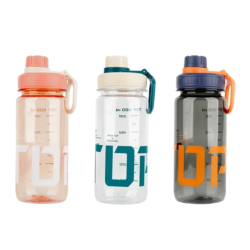 Large Capacity Water Bottle Gym Fitness Drinking Bottle Outdoor Camping Climbing Hiking Sports Shaker Cup Fashion Kettle