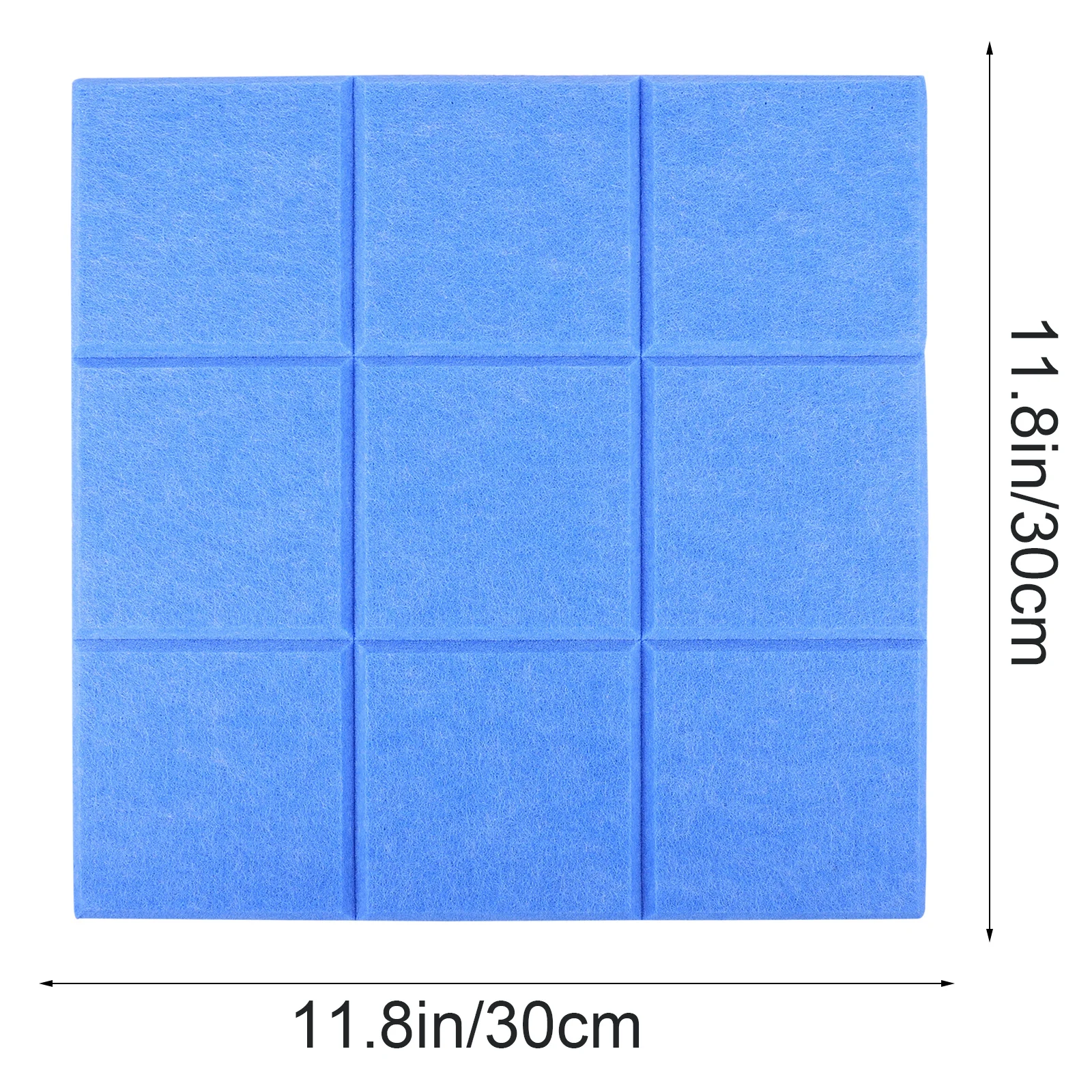 Felt Board Self-Adhesive Wall Mountable Memo Board For Home Office Classroom Grid Notice Organizer Sticky Message Panel