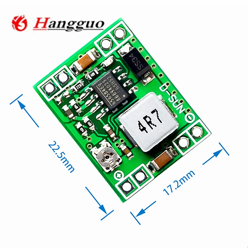 Módulo Buck Power ajustável, Original, MP1584EN, DC-DC, 3A, 10pcs por lote