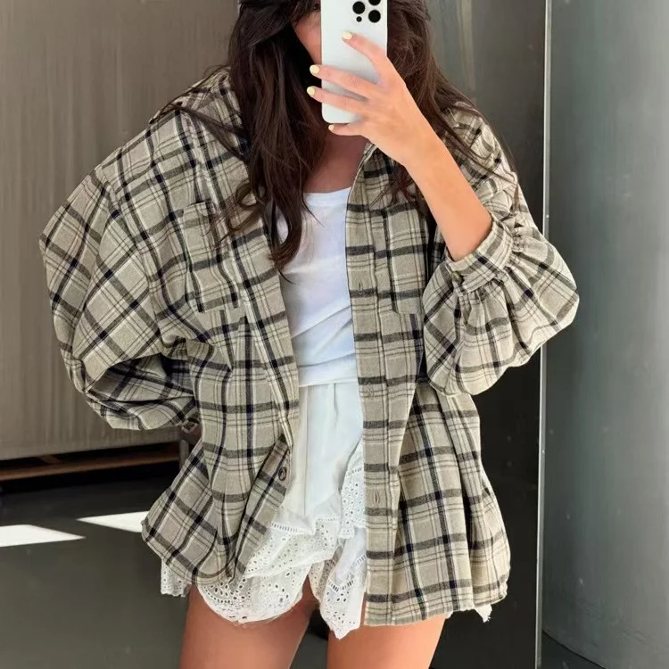 

Faionable Loose Cheered irt Long Sve Ne Женская одежда премиум-класса средней длины для поездок на работу Sle Другой материал