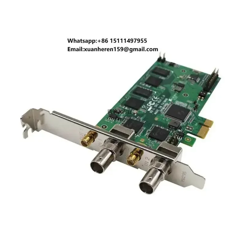 2channels 3G-SDI Video Capture Card with Loop Through 1080P60 PCIE SDK Support H264 for Video Streaming Game Capture
