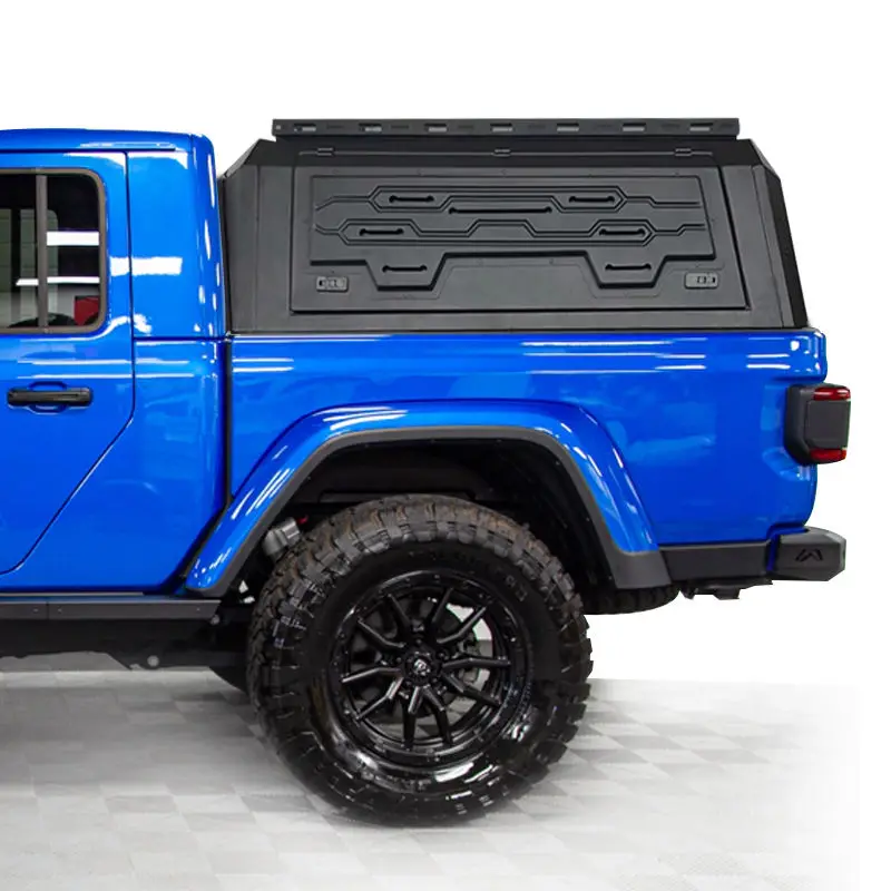 

For Jeep Gladiator Topper (with front sliding window, side trim panels (electroplated finish), roof rack)