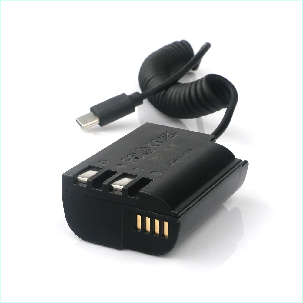 PD USB-C Type-C DMW-DCC17 DC المقرنة DMW-BLK22 الدمية البطارية لباناسونيك S5 DC-S5 DC-S5K DC-S5GK DC-GH5 II DC-GH6 DC-GH6GK