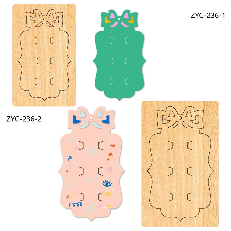 ZYC-236 Buckle Wooden Cutting Mold, Suitable for Die-Cutting Machines