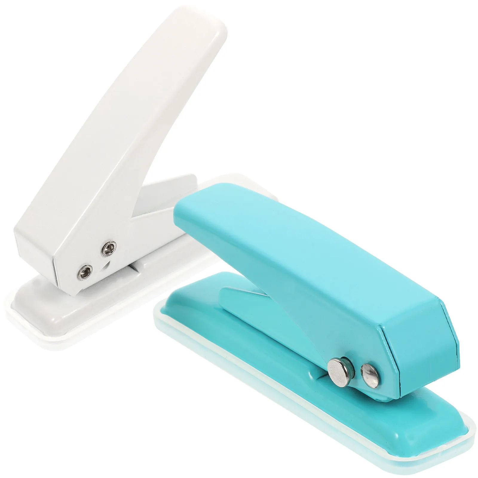 

Набор из 2 ручных дыроколов для бумаги, для офиса, для перфорации отдельных листов, для планеров, для рукоделия, для индексных карточек