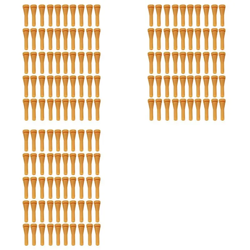 

AWAH 150Pcs Chicken Plucker Fingers, Rubber Hair Removal Stick Poultry Feather Plucking Picker For Duck Quail Goose Yellow