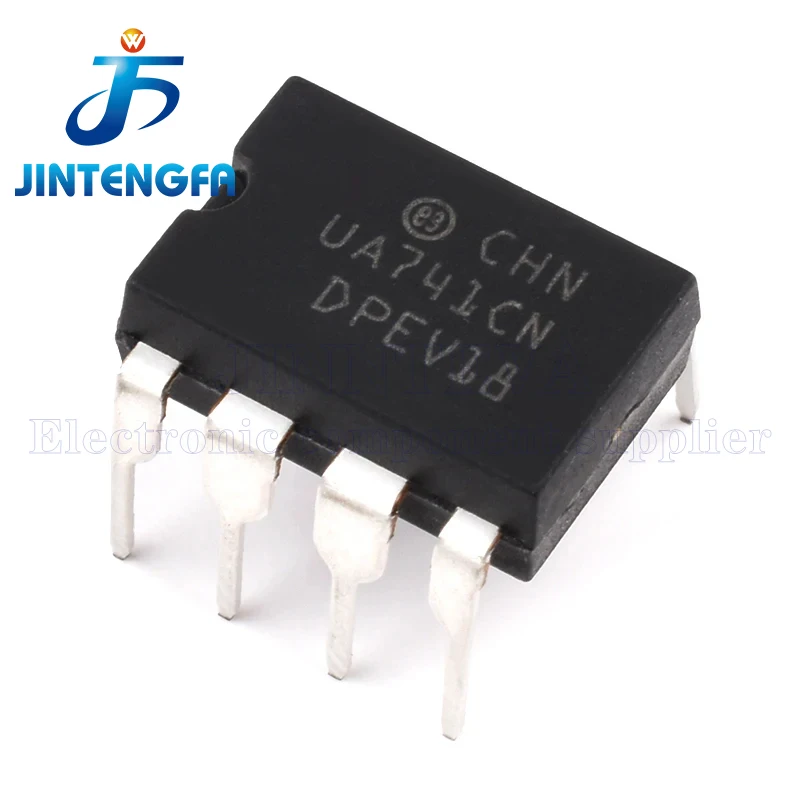 10PCS UA741 DIP-8 SOP-8 UA741CP UA741CN UA741C 741C UA741CD UA741CDT UA741CDR UA741CD LM741 SMD Single Operational Amplifier IC