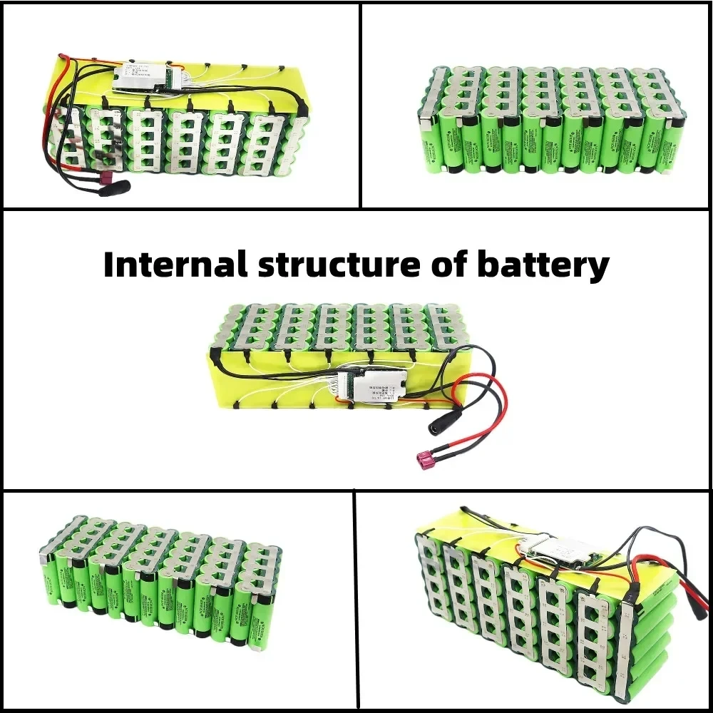 MELZ new 18650 13S5P 48V 17Ah 18650 3400mah 13S5P lithium-ion battery pack with built-in 30A BMS+54.6V2A charger