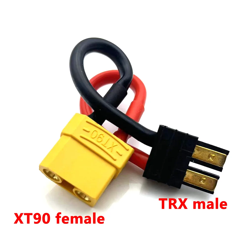 XT30 XT60 XT90 XT90S EC2 EC3 EC5 Tamiya MPX Deans JST Male to Female extension Cable Wire 16awg 10cm for RC Battery Charger