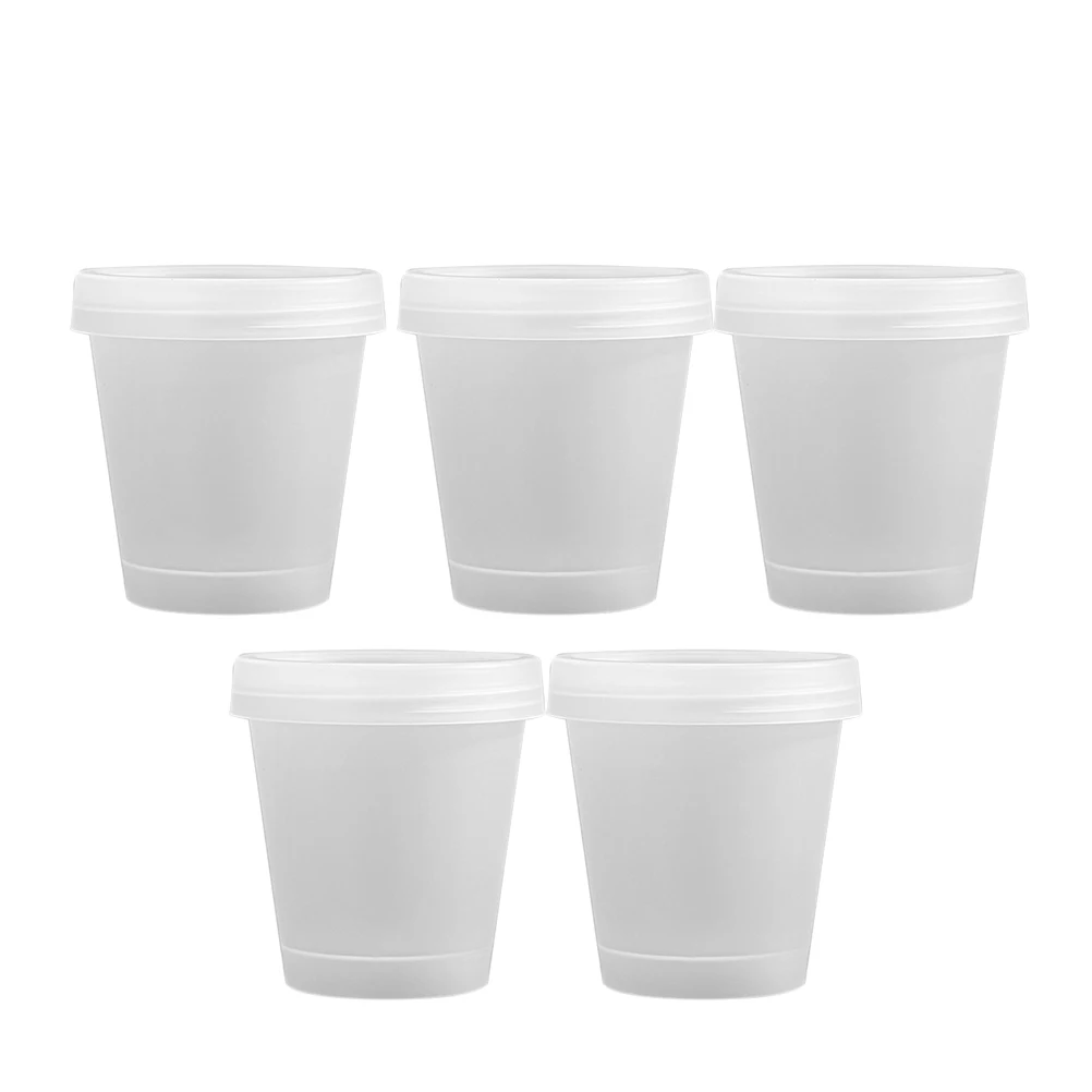 5 قطعة زجاجة توزيع فرك بلوري قابلة لإعادة الملء كريم جرة حاوية محمولة للسفر ماكياج غسول الشامبو تخزين