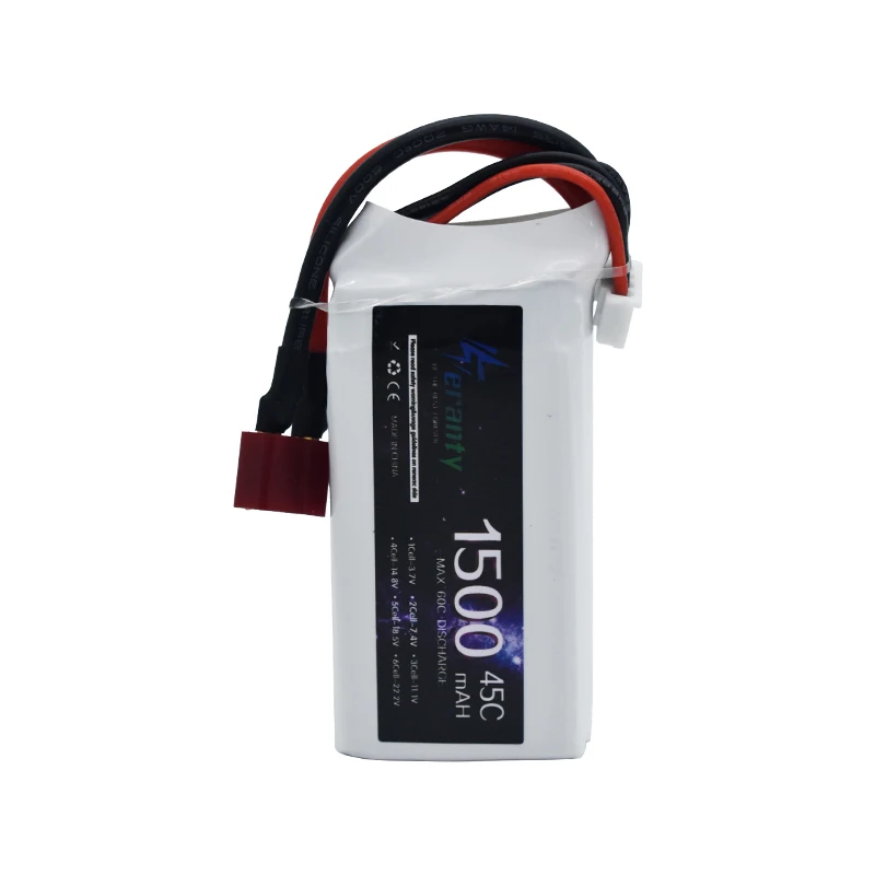 TERANTY 3s 45C 11.1V 1500mah Lipo Battery for RC Car Airplane Boat Quadcopter Spare Parts upgrade 11.1v Drones battery 1Pcs