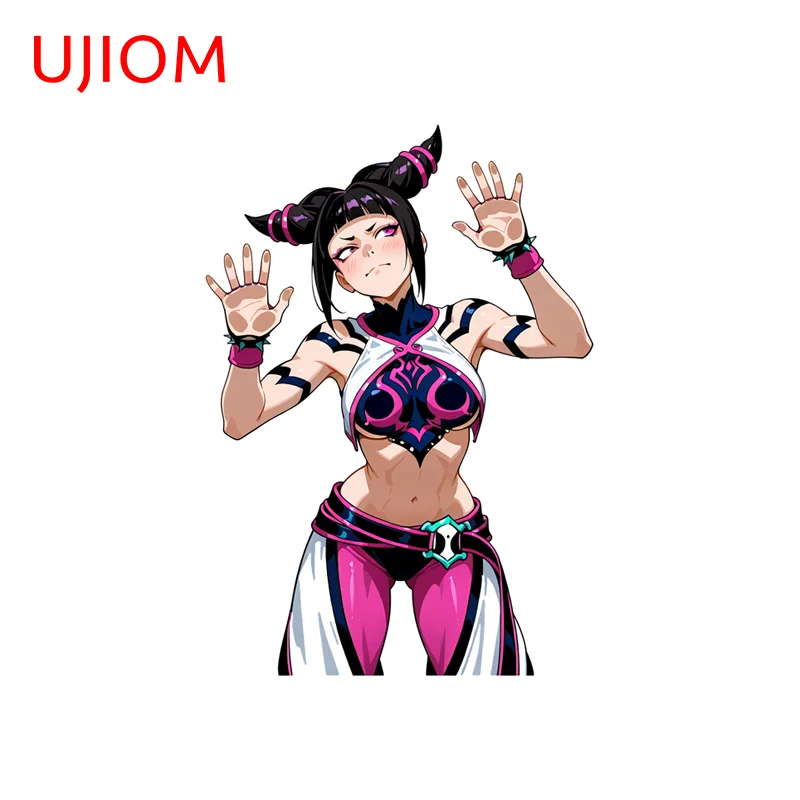 UJIOM Han Juri Mirror Lying Posture Wall Sticker Artistic Fashion Attractive Sunscreen Decal Delicate Wallpapers For Kids