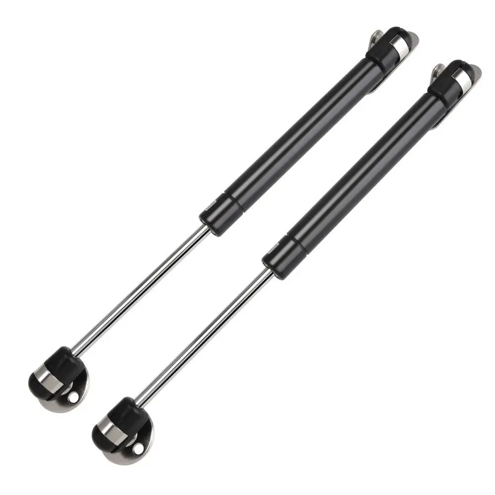 1Pair ABS Head Iron Copper Gas Spring Shock Strut 1.5cm Shaft Diameter 20N-200N Pressure Hydraulic Piston Support Flat Base
