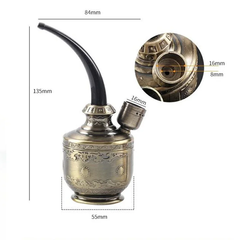 جديد شعبي ميكروفلتر فلتر السجائر المحمولة الشخصية قابلة لإعادة الاستخدام أنبوب دخان المياه تقليل القطران أنبوب التبغ الصحي هدية للرجال