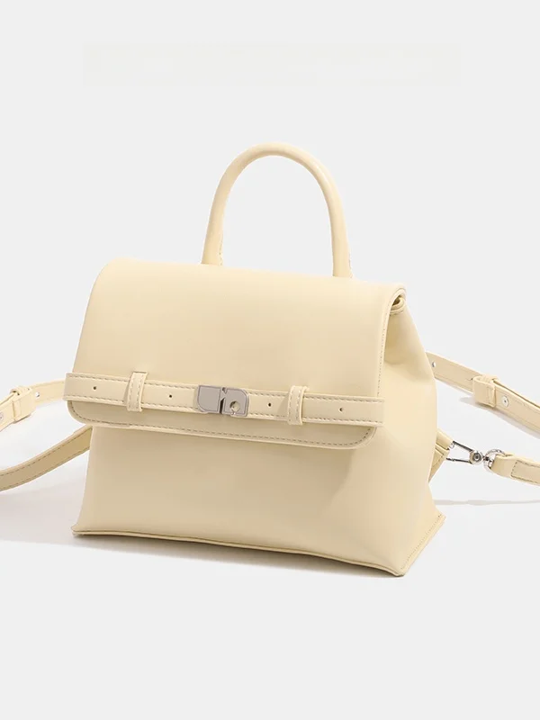  Double Shoulder Bag for Women by CHARLIEKITTY 2025 Autumn Collection Soft Leather Magnetic Clasp Closure Handbag