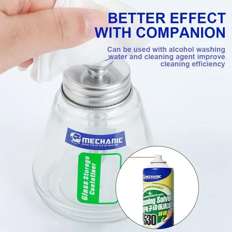 MECHANIC Ultra-Fine Non-Dust Polyester Fiber Wiping Cloth 50Pcs/Box Tissue Drawer Design For Phone/Lens/LCD Screen/Glasses Clean