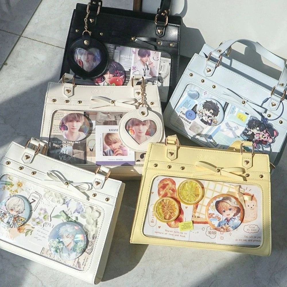 

Shoulder Crossbody Uniform Jk Bags Lolita Transparent Itabag Girls Cute Messenger Bag Tote Women's Handbags Bolso Original