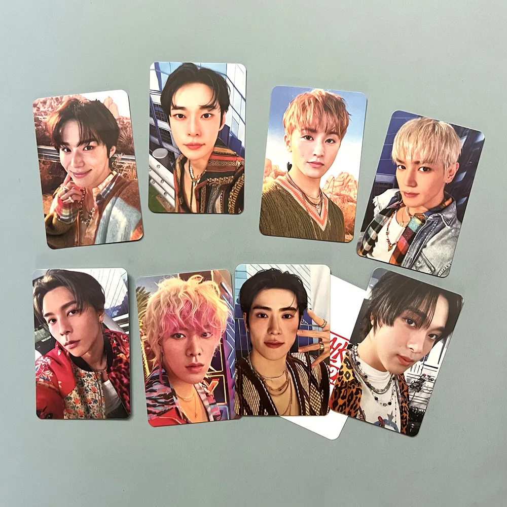 K-pop Photocards para fãs, álbum brilhante, Taeyong, Jaehyun, CAMINHAR NA BATADA, Doyoung Yuta Selfie, Cartões LOMO, presente colecionáveis, 8 pcs/set