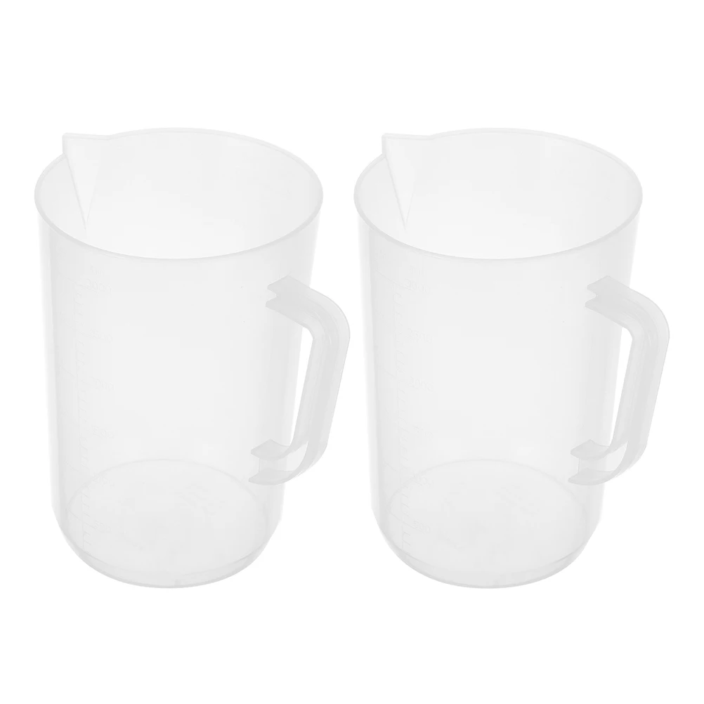 

2pcs 3000Ml Oil Measuring Container Automotive Transmission Fluid Durable Plastic Graduated Pitcher Garage Workshop Use