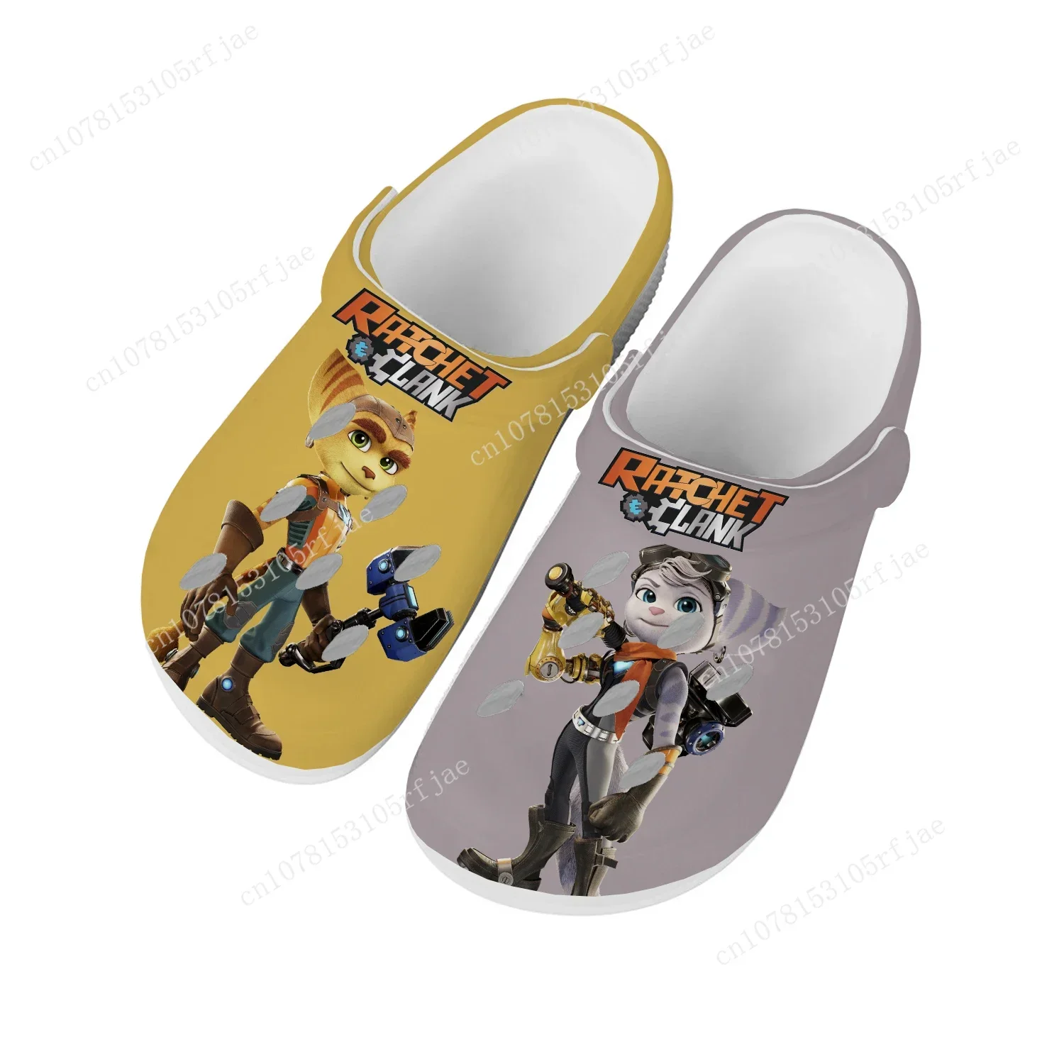 

Ratchet & Clank Rift Apart Home Clogs Hot Cartoon Game Mens Womens Custom Built Water Shoes Garden Beach Hole Slippers Sandals