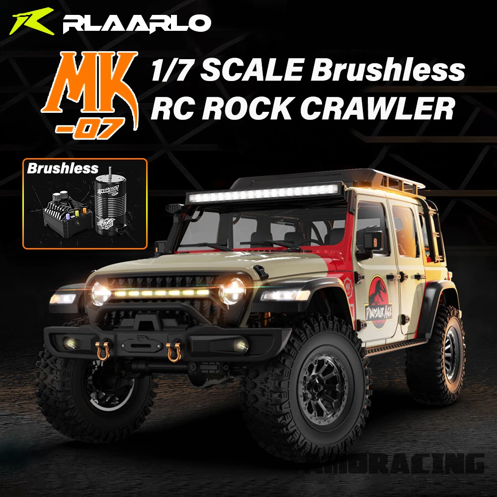 

RLAARLO Croboll MK07 1/7 RC электрическая модель с дистанционным управлением автомобиля Rock Crawler 4WD бесщеточный RTR игрушки для взрослых и детей