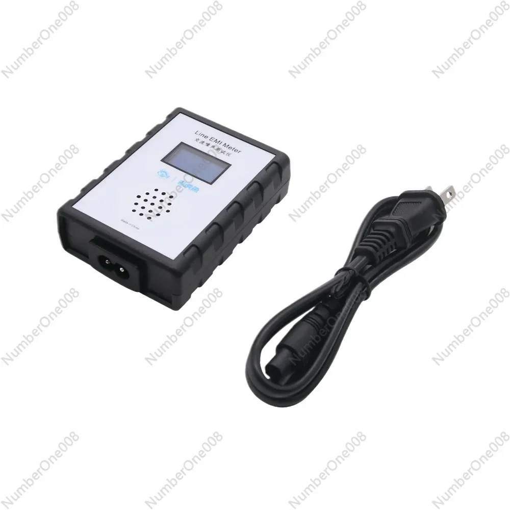 OLED Display Mains Noise Tester 10KHz-10MHz Line EMI Meter Measuring Instrument Broadband AC Power Supply Ripple Analyze