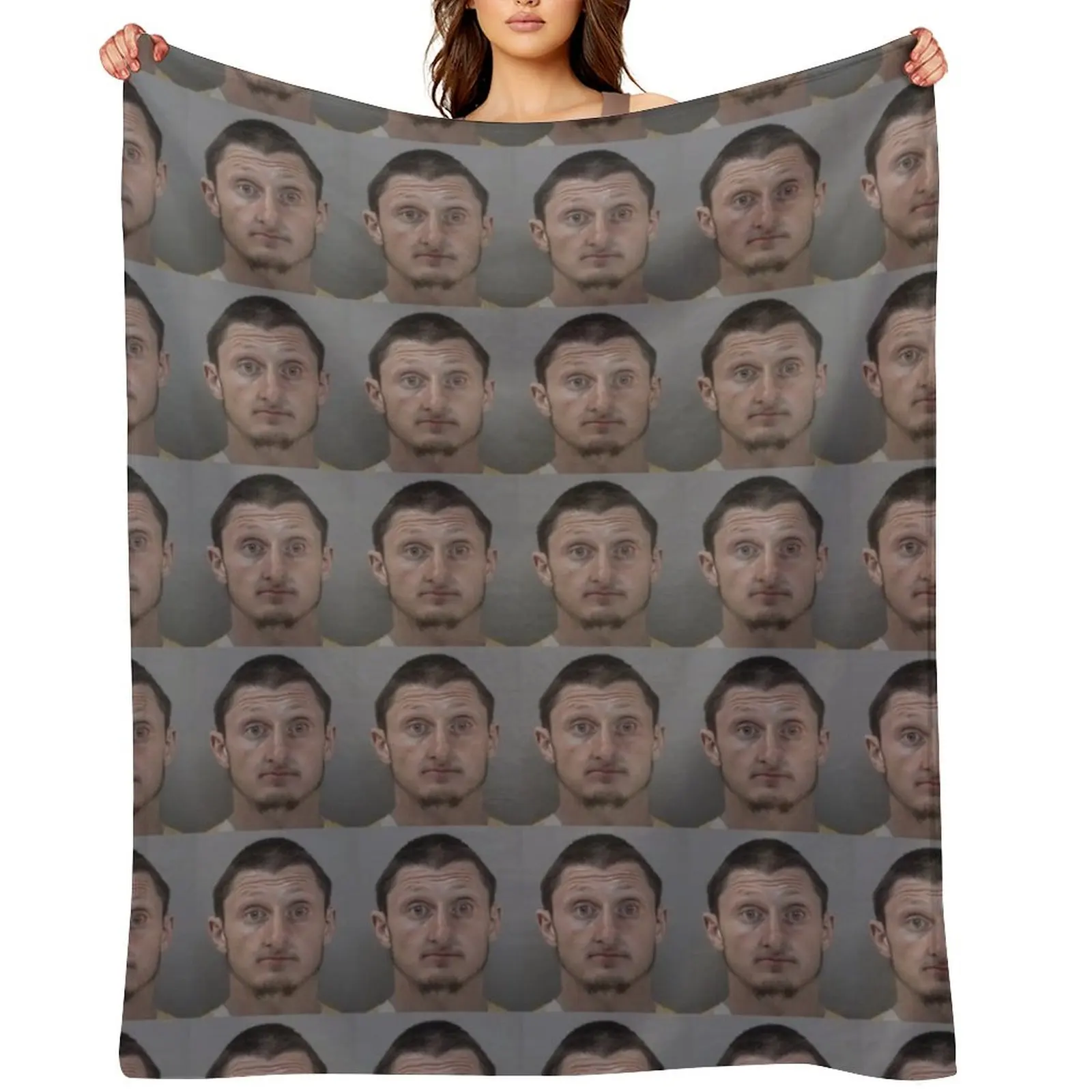 

Daniel Larson Mugshot 1 Throw Blanket Blankets Sofas Of Decoration Nap for winter Sleeping Bag Blankets