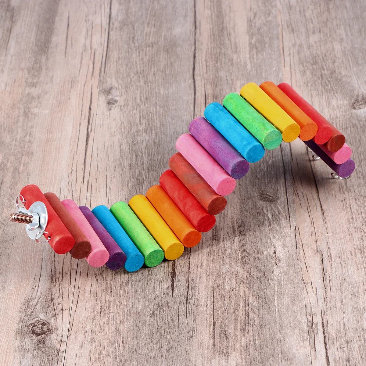 

Round 6*30Cm Wooden For Pets Hamster Chew Small Pet Play Platform Fun Playground Odor Resistant Easy Clean