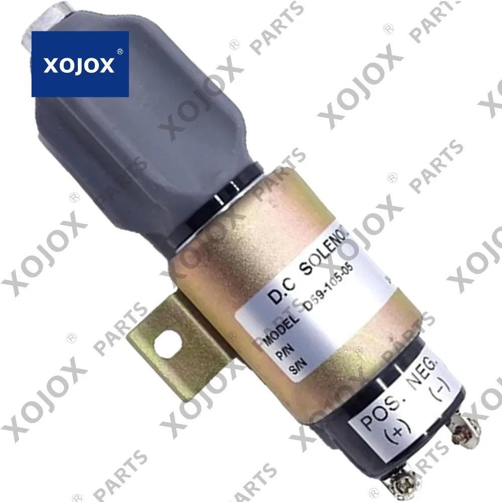 

XOJOX 24V D59-105-05 SK-104U-36 Fuel Shut Off Solenoid Suitable for Shangchai 6114 Engine