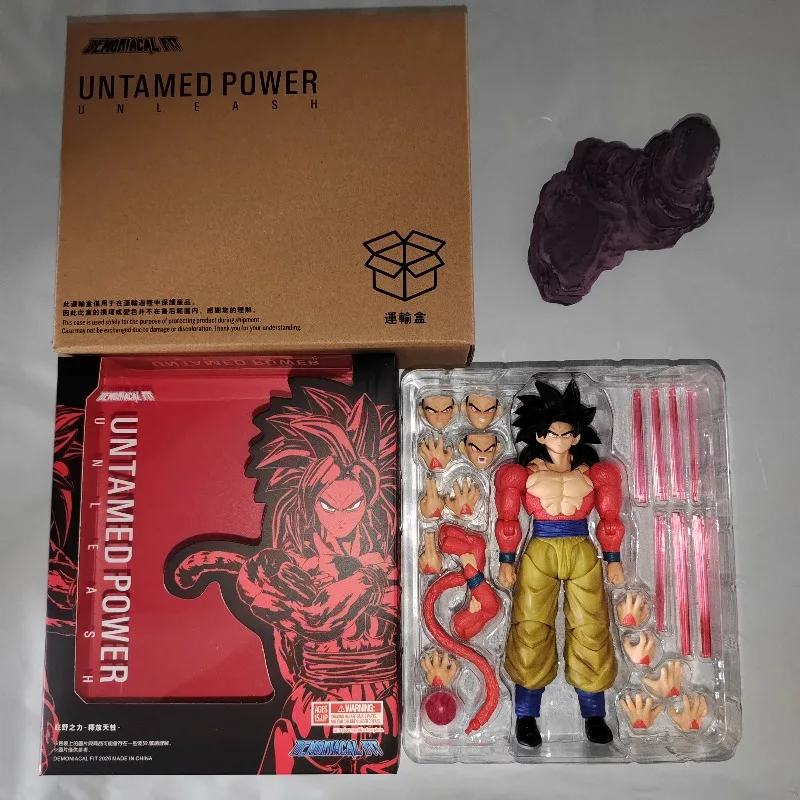 【SHIP IMMEDIATELY】Demoniacal Fit Dragon Ball SHF Zaiko /Xeno Goku / SSJ4 Gogeta /Trunks 1/12 Action Figures Gift Toys Collection